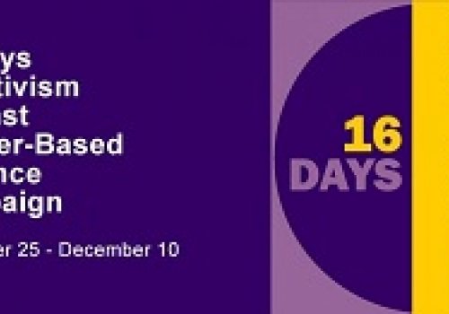16 days of activism