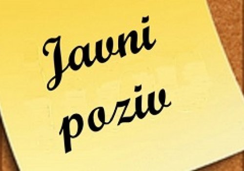 PONOVLJENI JAVNI POZIV za angažovanje konsultanta/ice