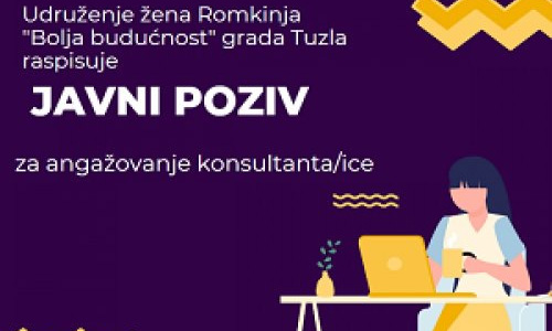 JAVNI POZIV za angažovanje konsultanta/ice