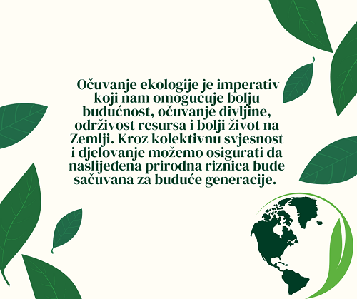 Zajedno smo snaga promjene, zajedno možemo očuvati životnu sredinu